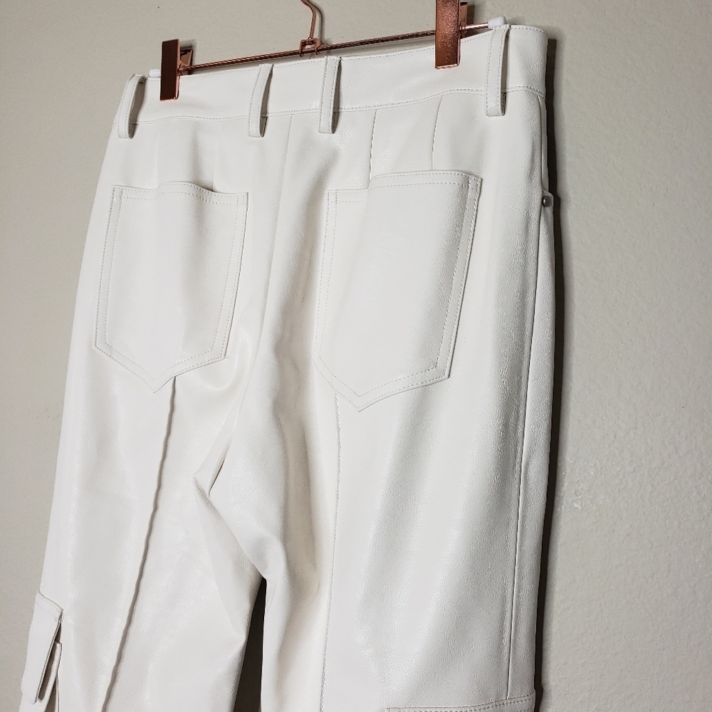 BLINDNESS SS19 White Skinny Cargo Pants Runway Ready-to-Wear Size L - Picture 5 of 14